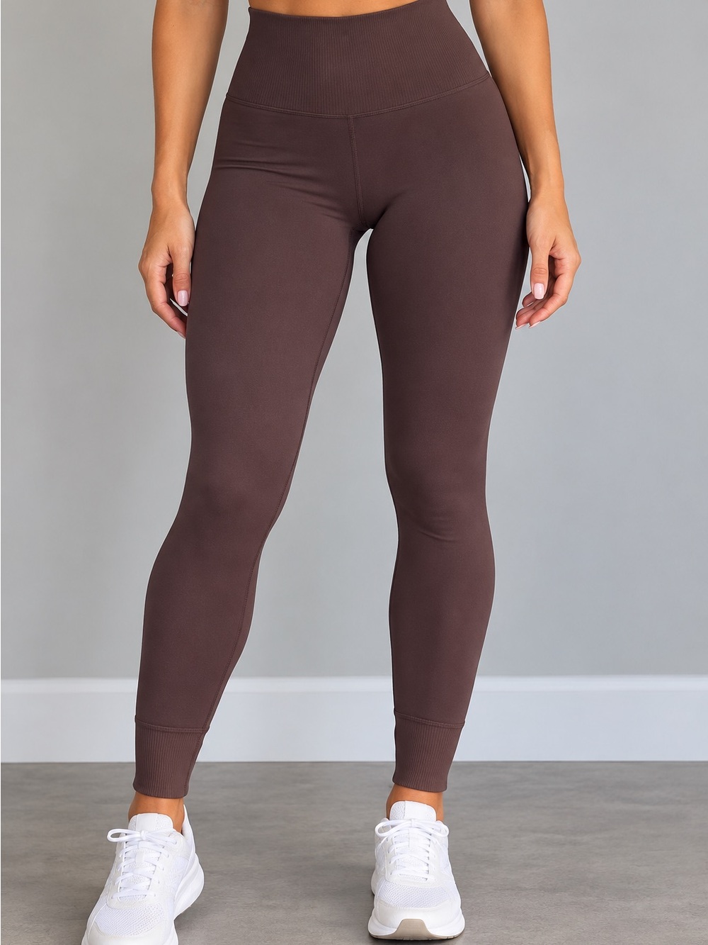 lululemon Ribbed High-Rise Leggings – Brown – Size 4